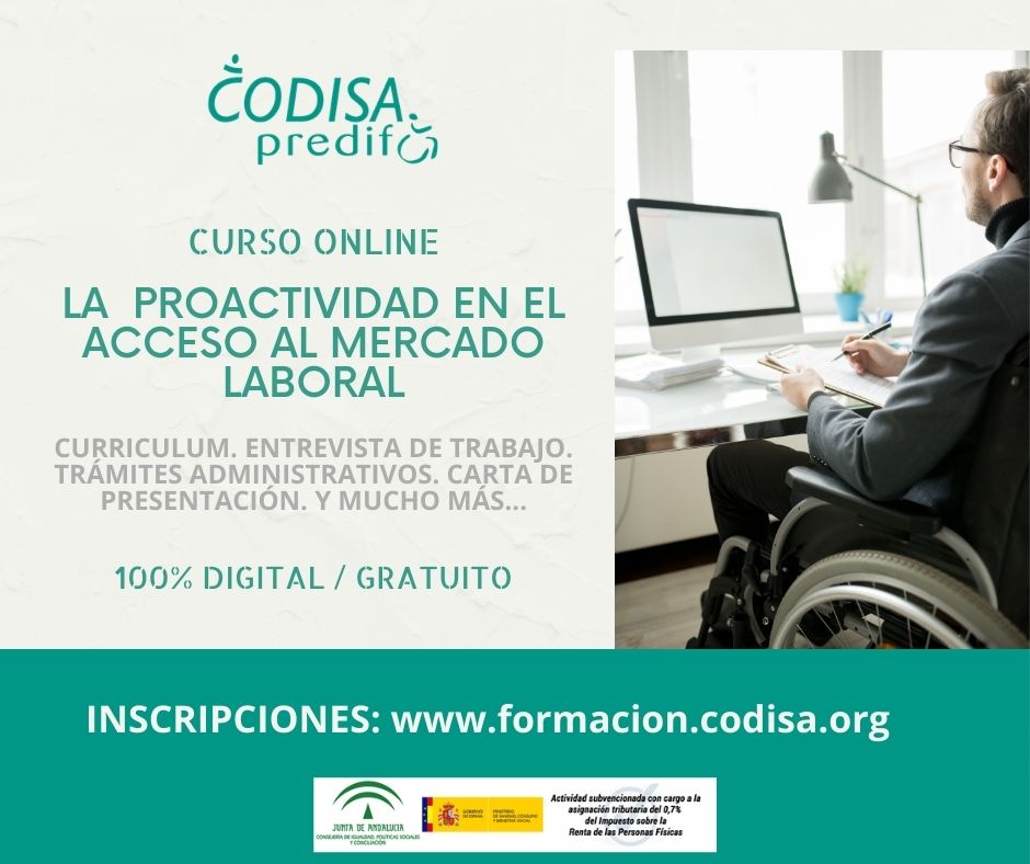 CURSO CODISA PROACTIVIDAD PARA EL ACCESO AL MERCADO LABORAL