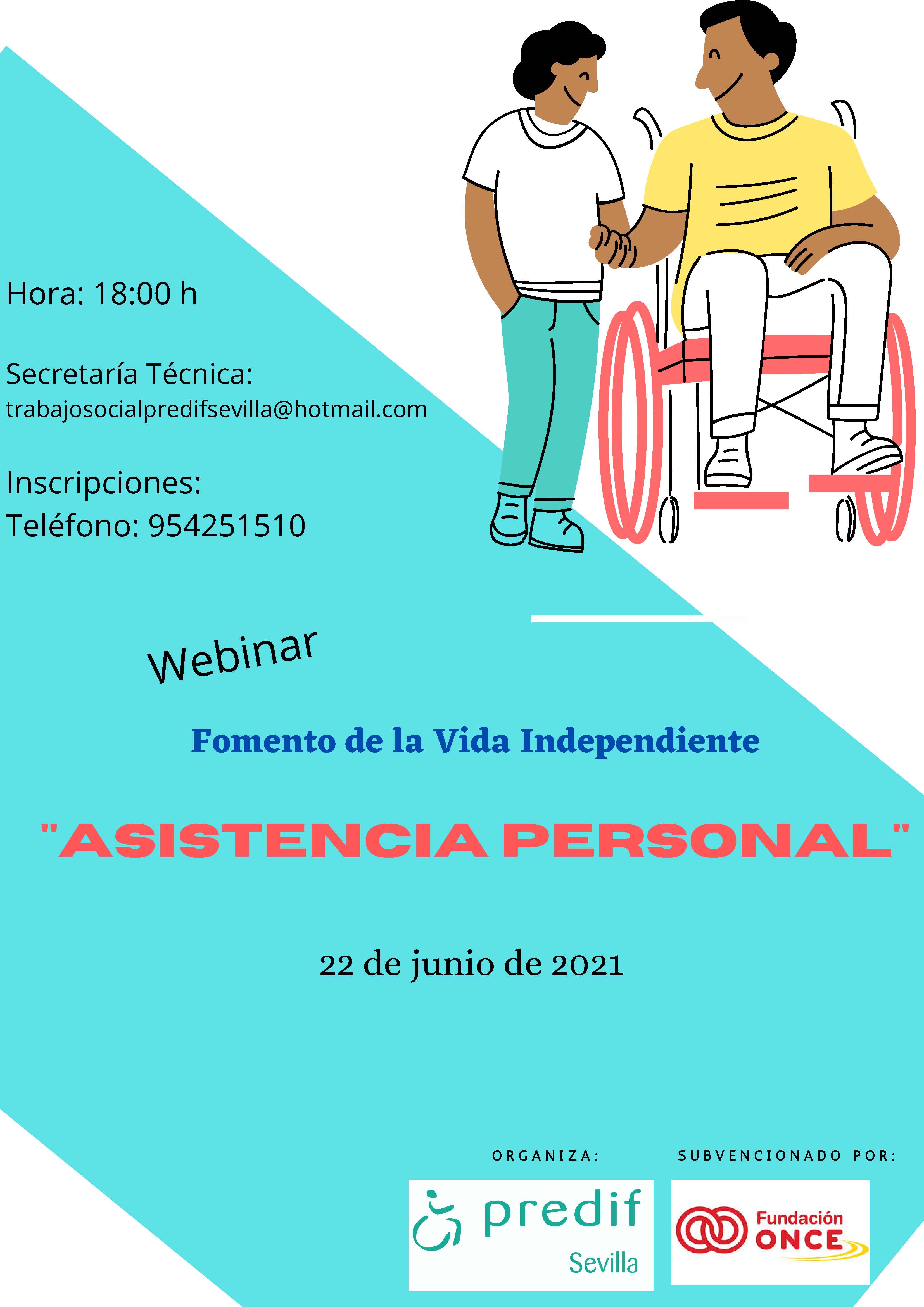 CARTEL WEBINAR ASISTENCIA PERSONAL