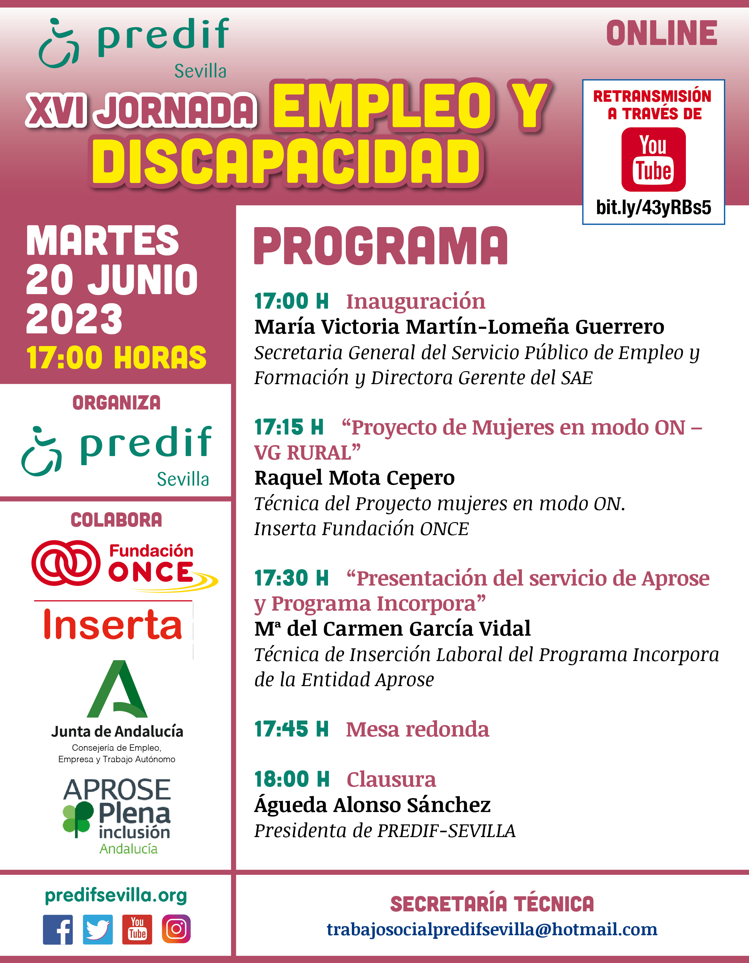 XVI Jornada EMPLEO y Discapacidad PREDIF