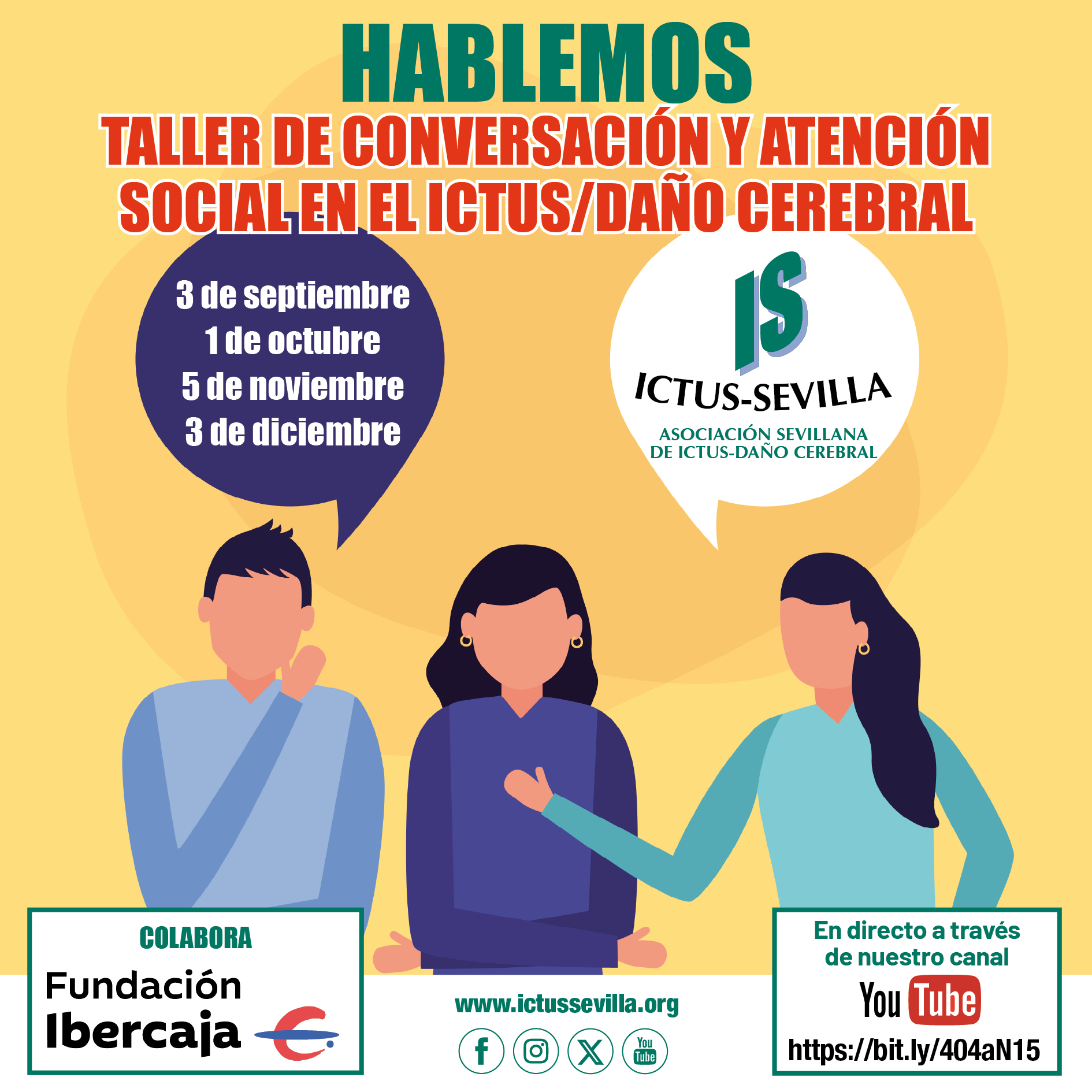 🗣️ HABLEMOS – Taller de conversación y atención social en el ictus/daño cerebral